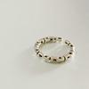 Personalized Korean Ribbed Knot Woven Retro Niche Openable Finger Ring