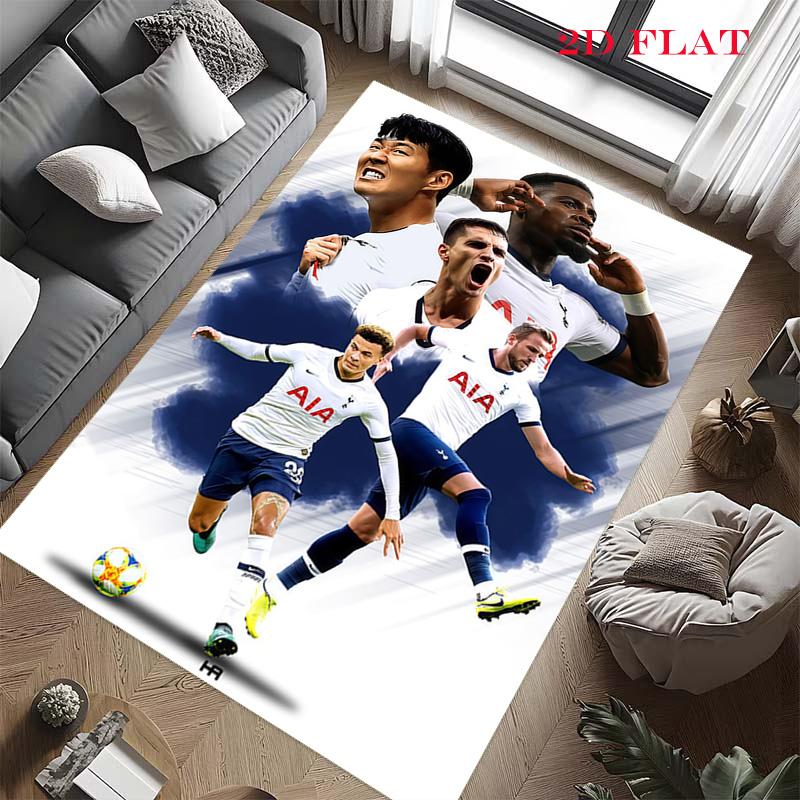 The Spurs Team Carpet Rug for Living Room Bedroom Home Sofa Decoration,Kids Play Nonslip Floor Mat