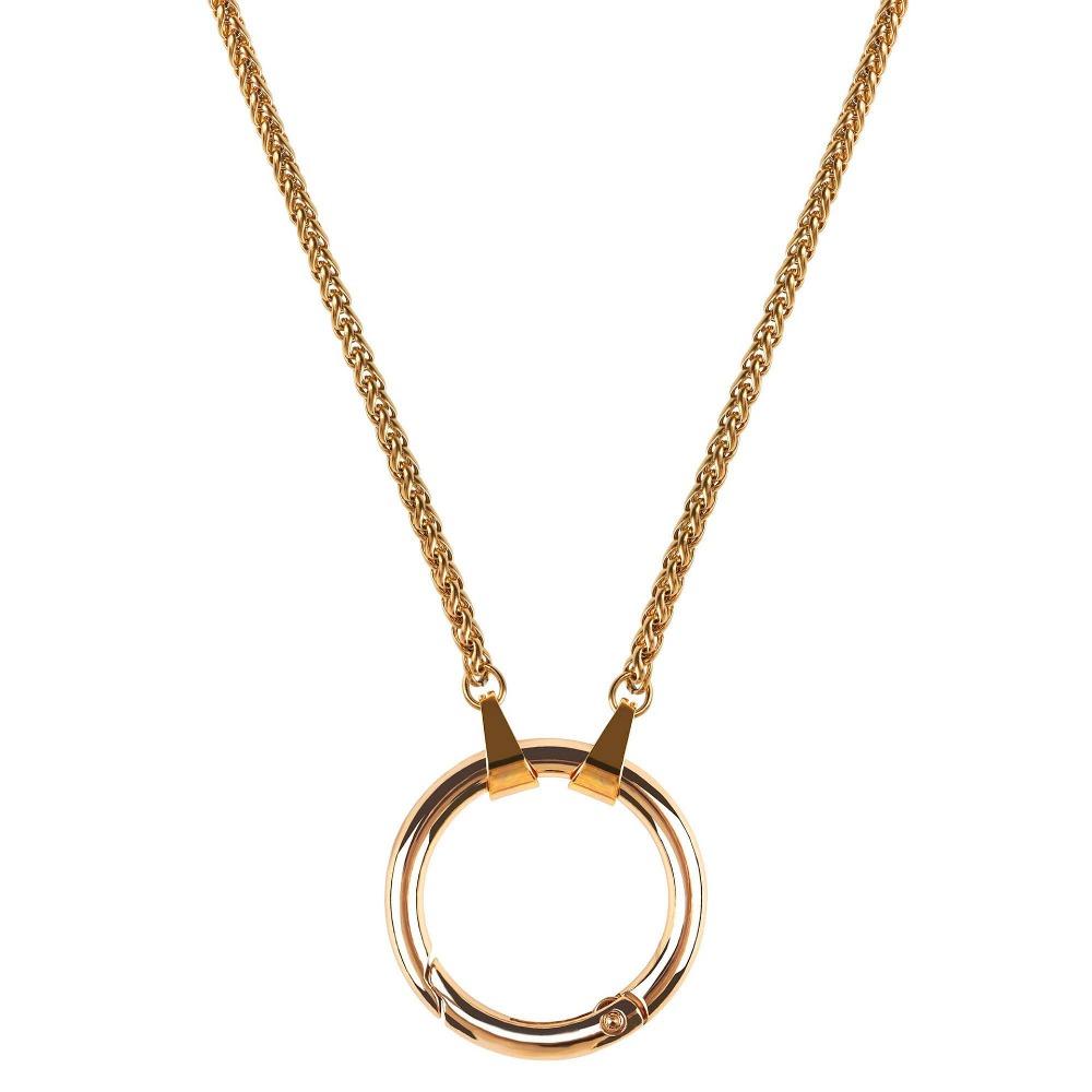 

Neck Strap Eyeglass Holder Necklace Anti-Lost Eyeglass Chain Holder Outdoor Use золотий