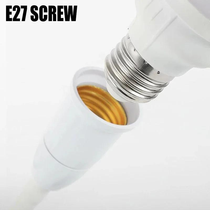 LED Base Direct Plug-in Rotary Lamp Head E27 Socket Lamp Bulb Holder with Switch EU US Plug Lamp Holder LED Table Lamp Lamp Base