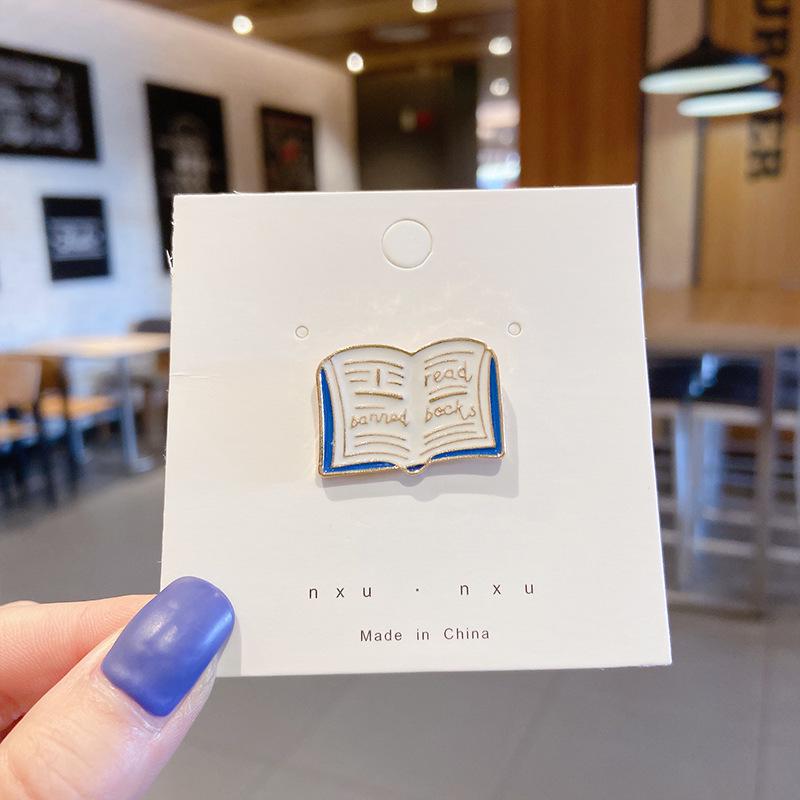 Trendy Japanese Cute Cartoon Brooch Pin - Small Fresh Female Badge Safety Pin Accessory
