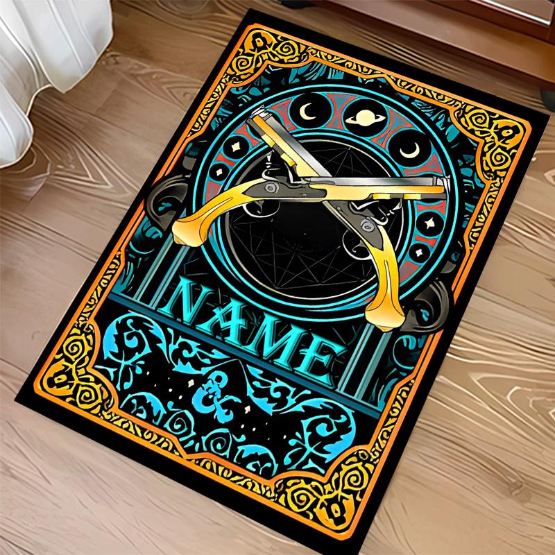 Custom Personalization Dungeons & Dragons Print Area Rug - Soft, Washable Non-Slip Indoor Mat,Living Room,Home&Office Decorative Rug