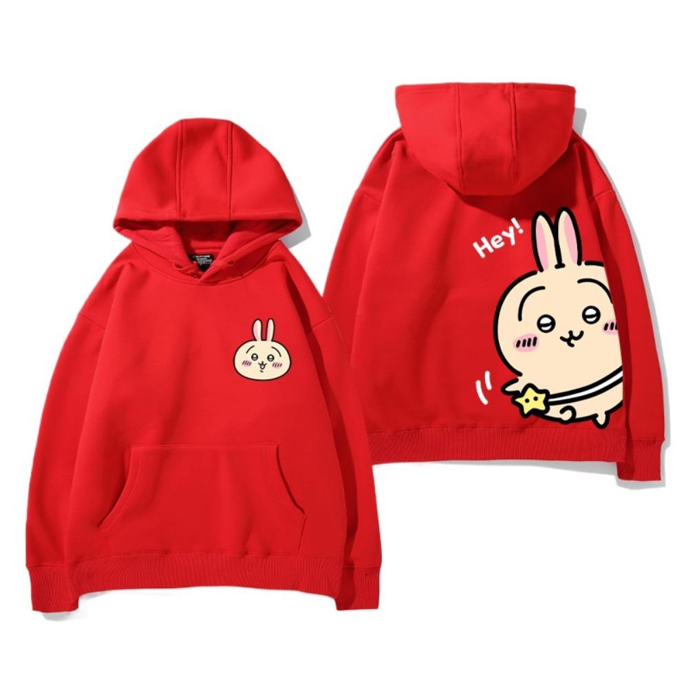 Ladies' Cute Hoodie Chiikawa Hooded Hoodie Hachiware Girls' Casual Sweater Usagi Loose Fashion Trend Women's Hoodie