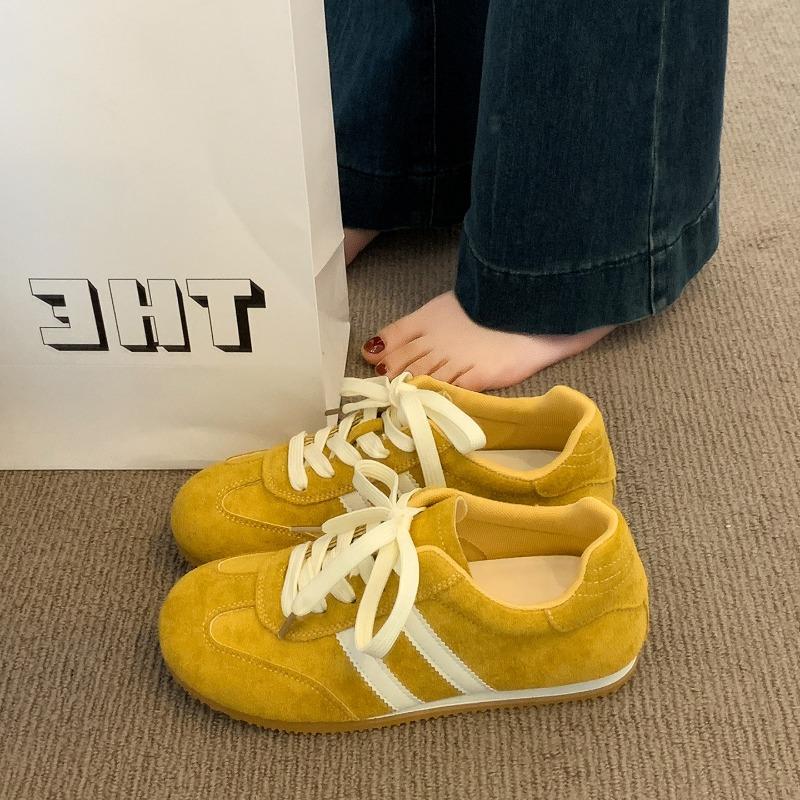 

Желтая обувь женская новая летняя обувь универсальная желтая спортивная и повседневная обувь для скейтборда 35