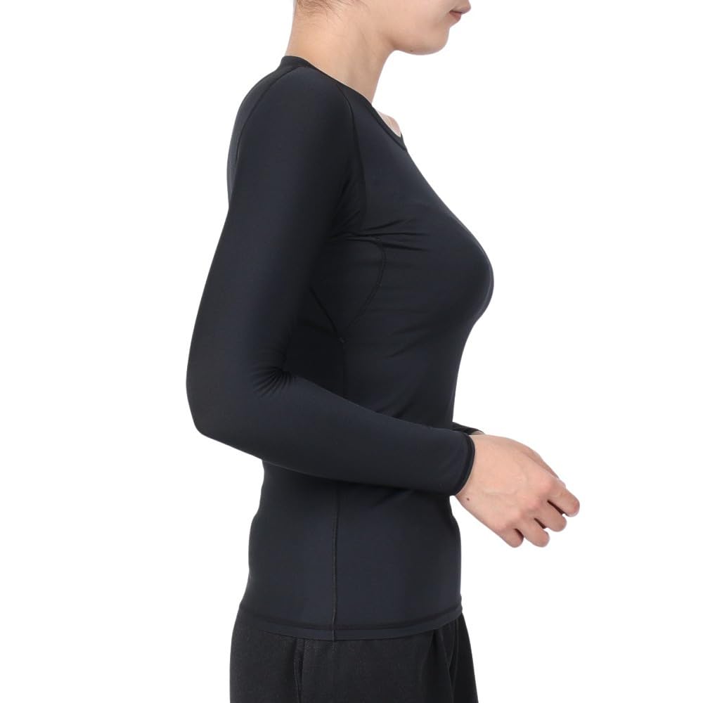 Wacoal SECOND BODY Functional Training Over UV Antibacterial and Perfect for and Round Long CHY029 Size S 2.0 Women's Top, Sweat-Wicking,