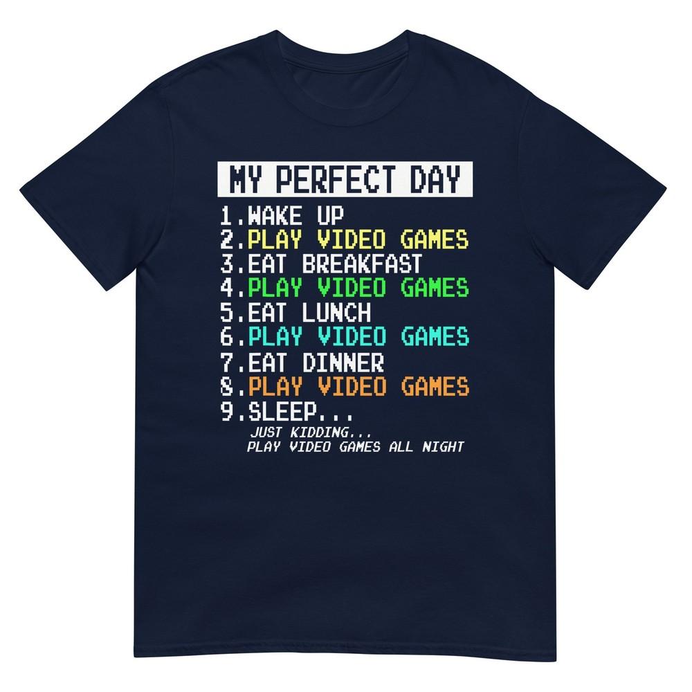 Gaming Apparel Video Game Gamer Gifts Unisex Boy Funny Humor Tshirt S