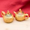 Carefully Selected Painted Qilin Rotating Tea Pot with Horse and Sesame Mahjong Design