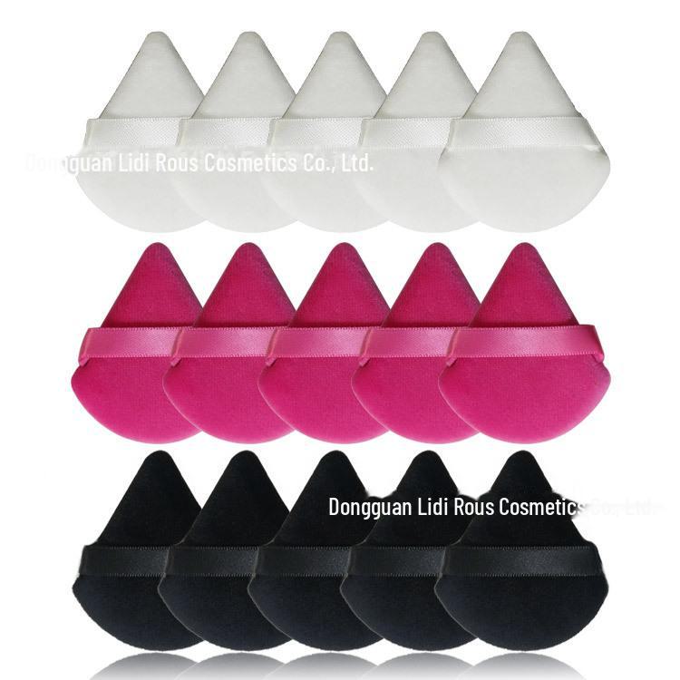 

Замшевый треугольный спонж для пудры 15 pieces