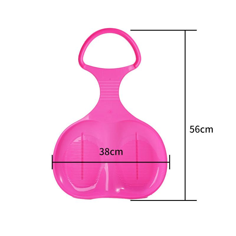 Snow Sled Sledge Sand Sliding Sled Large Winter Toy Skiing Board Downhill Sled Snow Luge For Kids Adults Boys Girls