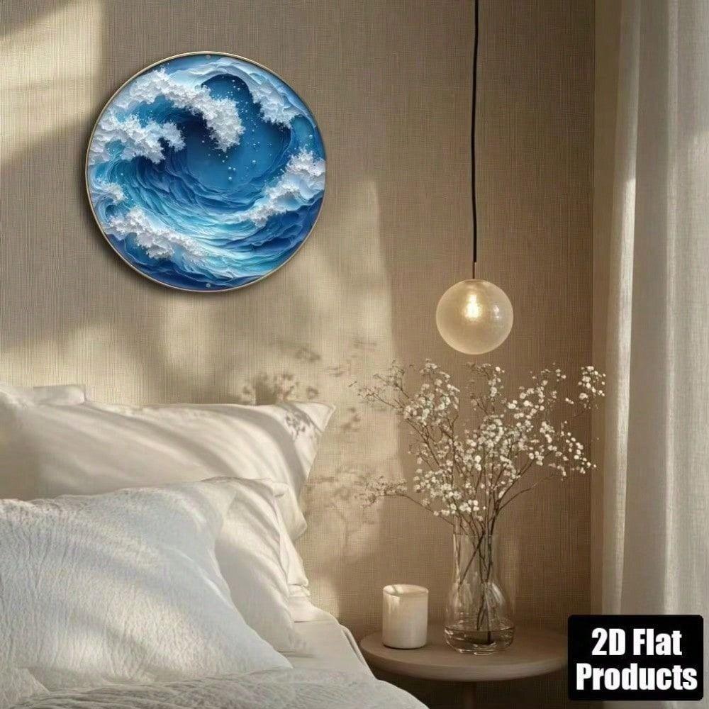 Metal Wall Art 3D Aluminum Panel 20x20 cm for Bar