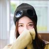 Unisex Knit Goggle Beanie Hat for Winter, Keeping You Warm and Protected.