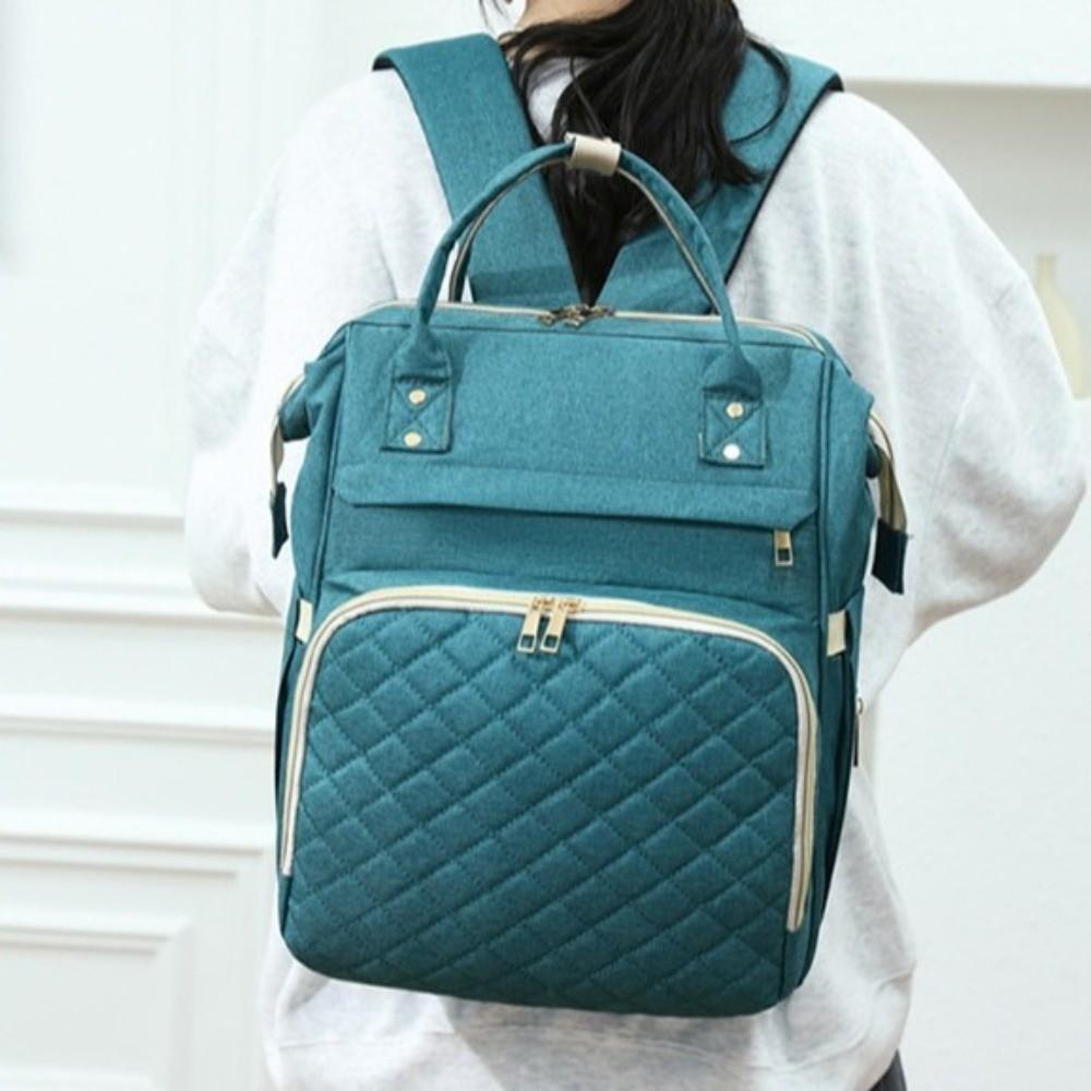 Nylon Diaper Backpack Large Capacity Maternity Travel Bag Multi-functional Nappy Bagpack  Mama