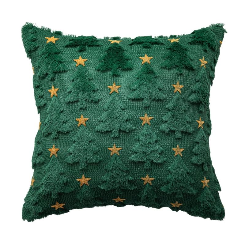 Christmas Throw Pillow Cover 45x45cm, Festival Sofa Chair Cushions Case for Living Room Bedroom