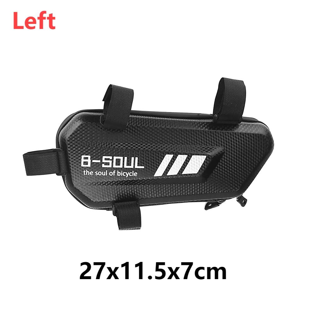 Motorcycle Side Bags Waterproof EVA Hard Shell Electric Bike Hanging Bag Mountain Bike Triangle Pouch Bag Motorcycle Saddle Bag