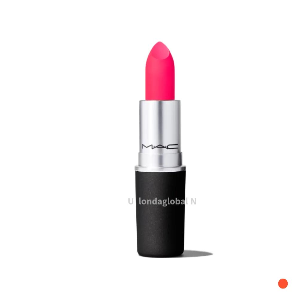MAC Powder Kiss Fuchsia Pink Lipstick Fall in Love