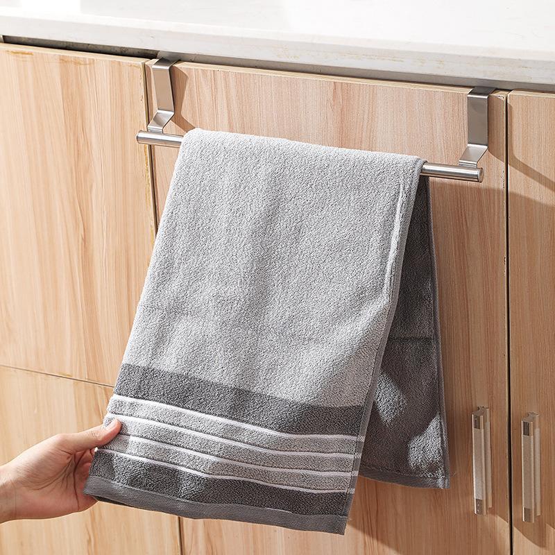 Kitchen Towel Holder Stainless Steel Towel Rack Under Sink Organizer Bathroom Towel Holder Sink Accessories SNJ004