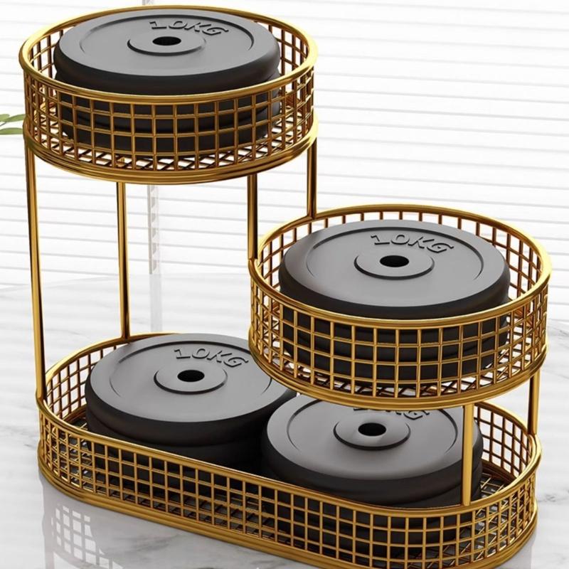 Robuste Metall-Etagere für Früchte Snacks Hausküche Esstisch