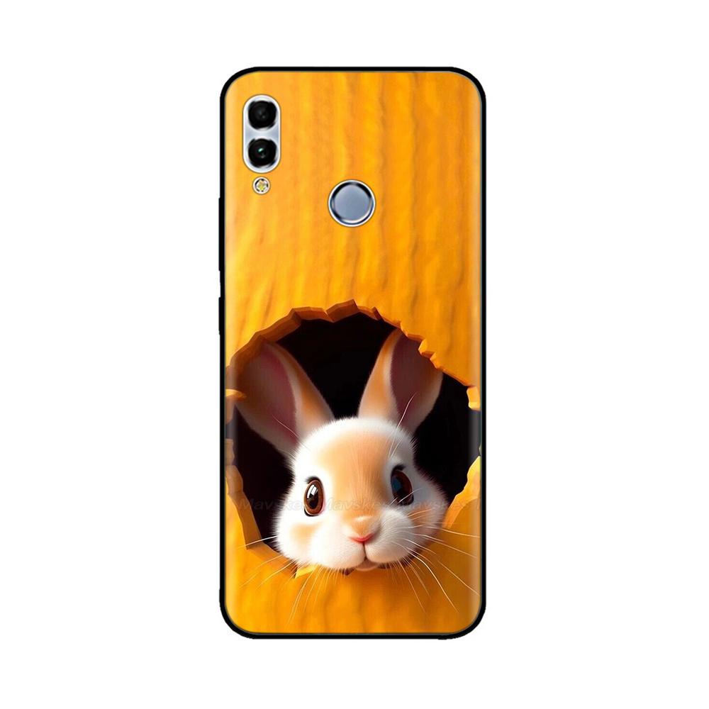 For Huawei P Smart 2019 Case Phone Cases Funny Camera Protection Soft Silicone Back Cover For Huawei P Smart 2019 Shell Fundas