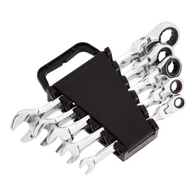 Amazon Basics Flexible Metric Ratchet Wrench 5 Pieces Set,