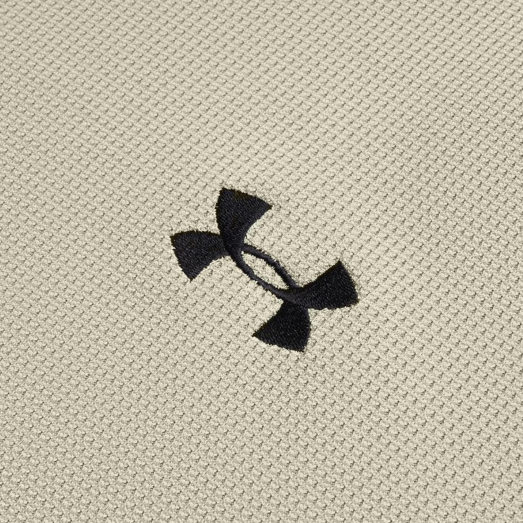 Under Armour Ef Waffle Logo Comfortable Sports Casual Short Sleeve T-Shirt Men Tops Khaki Gray 6014340-289