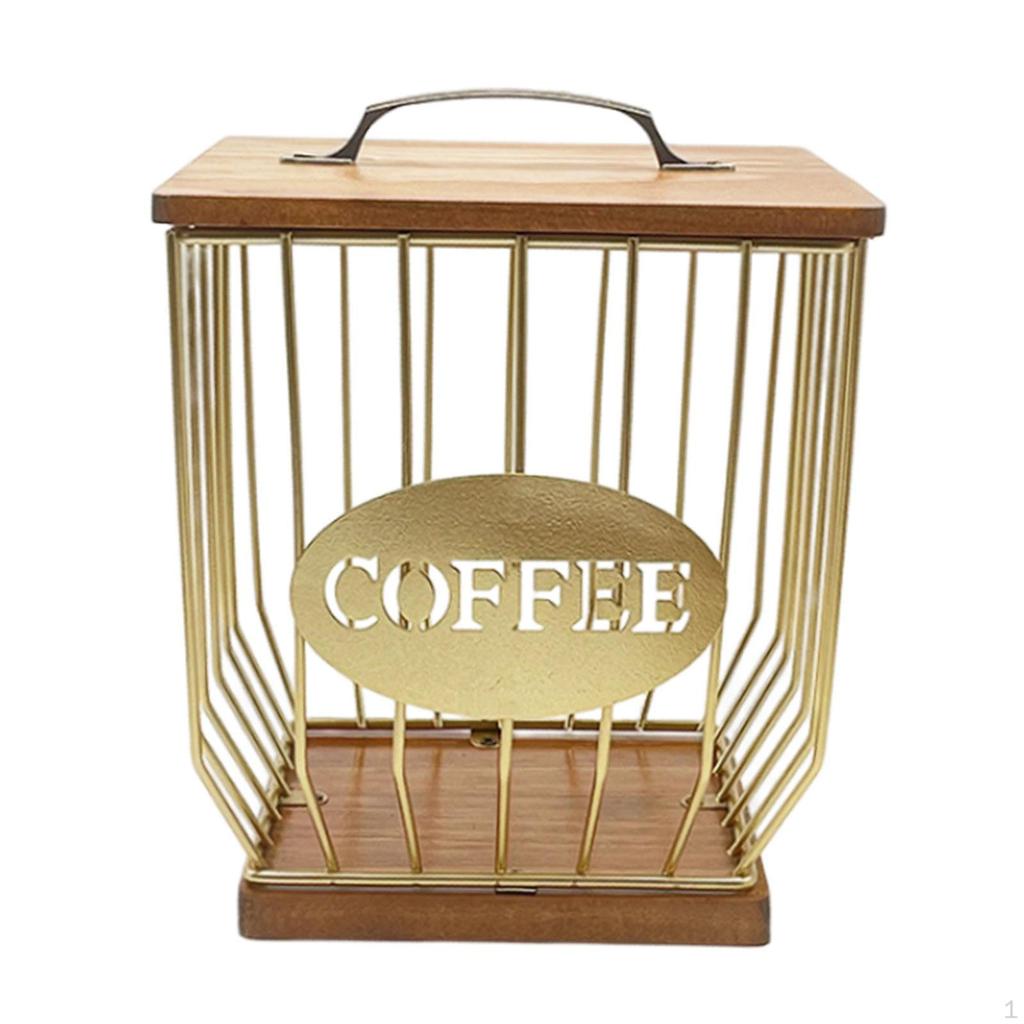 Organizzatore porta capsule caffè per piano di lavoro con supporto