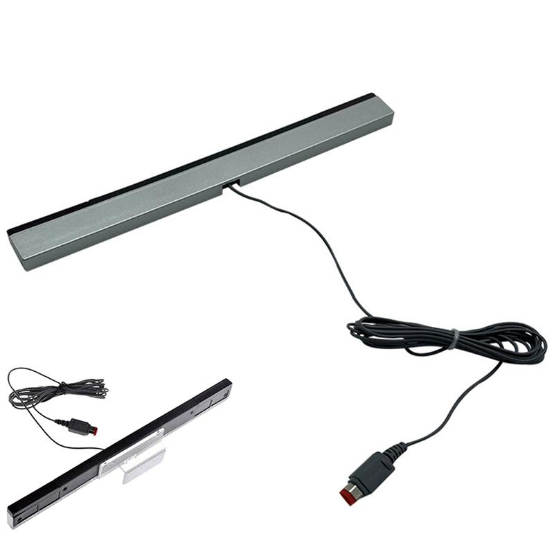 Wired Motion Sensor Receiver with Extension Cord Remote Infrared Ray IR Inductor Bar Wired Motion Sensor Bar for Nintendo Wii