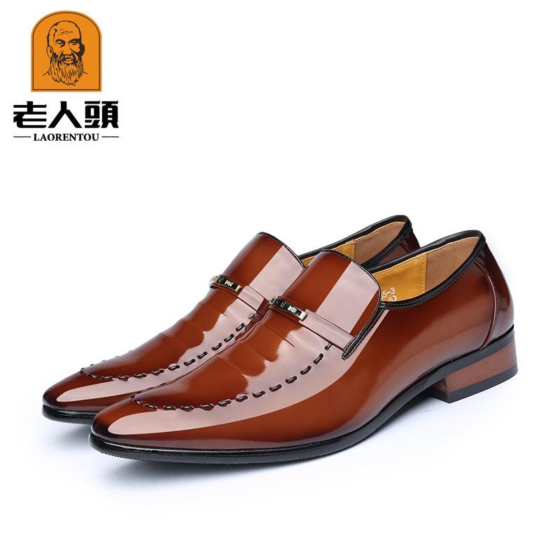 

Голова старика мужские туфли из коровьей кожи британские деловые остроносые модные туфли для платья свадебные туфли из лакированной кожи туфли с низким верхом мужские 44 коричневый