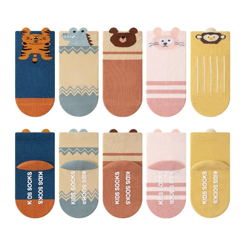 Newborn Plush Sock Autumn Winter Warm Kids Middle Tube Socks  Anti-Cold Baby Footwear Cute Cartoon Children Socks
