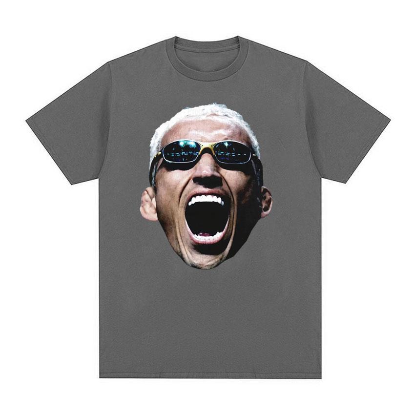 Limited Charles Oliveira Big Face Graphic Tee Shirt Unisexs Clothing Harajuku Vintage Oversized Tshirt Unisex 100 Cotton T Shirt