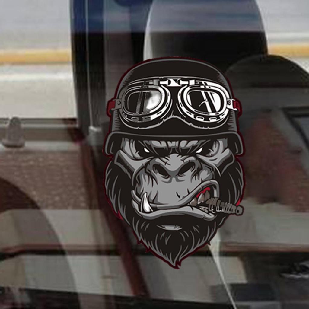 Autoaufkleber Orang-Utan Affe Wand Autoaufkleber Orang-Utan Kopf Aufkleber Affe Wand Autoaufkleber Kühlschrank Stoßstange Aufkleber