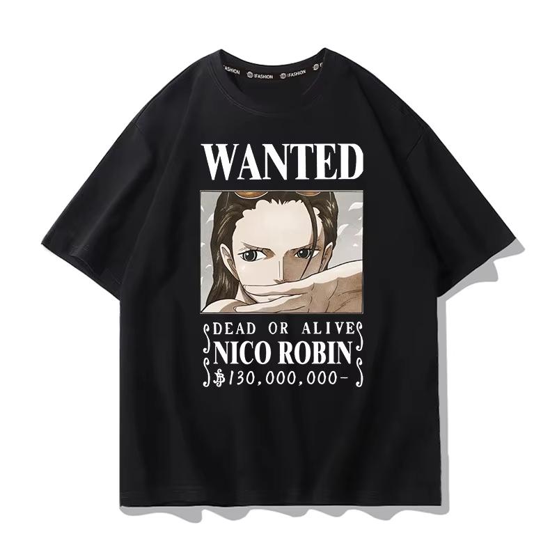

One Piece Pirate Reward Pattern Tshirt Anime Tshirt Mens Style 4XL
