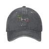 Gewaschene Baseballkappe Bad Bunny Debi Tirar Más Fotos Lässige Trucker-Kappe Für Die Sonne Unisex Für Herren Für Sport