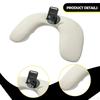 Nail Arm Rest U Shape Hand Cushion Manicure Stand Ergonomic PU Leather Removable Support Comfortable