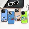 Lazy M-Mates M-Mordecai and R-Rigby   Phone Case For iPhone17,16,15,14,13,12,11 Plus,Pro Max Colored Silver Plated Inside Cover