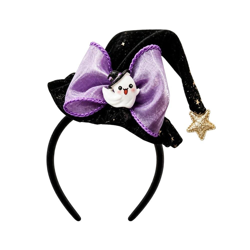 Fabric Halloween Cartoon Hairband Halloween Theme Ghost Headband Pumpkin Headband Costume Events