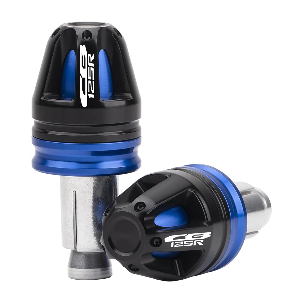 

MotHeartZero Motorcycle Handlebar End Cap for CB125R 2017-2024 7/8 (22mm) Steering Wheel 17mm Diameter CNC синий