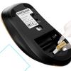 Memzuoix Gold Wireless Mouse for and 1400DPI USB and 2.4G 5-Button Laptops, PCs, Desktops! High-Precision, Receiver, Portable, Battery-Powered,