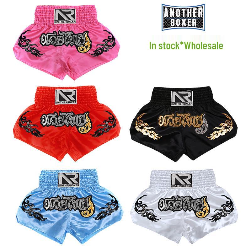 

Anotherboxer Kids Muay Thai Sanda Summer Training & Competition Shorts Small
