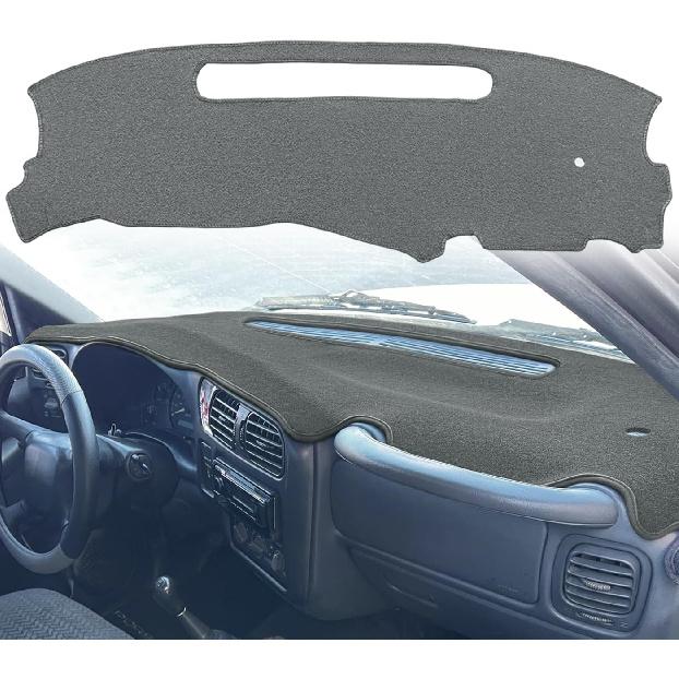 Dash Cover Fit For Chevy Chevrolet S10 Blazer/GMC Jimmy Sonoma Envoy/Olds Oldsmobile Bravada/Isuzu Hombre,Dashboard Cover Mat Carpet Pad(Charcoal