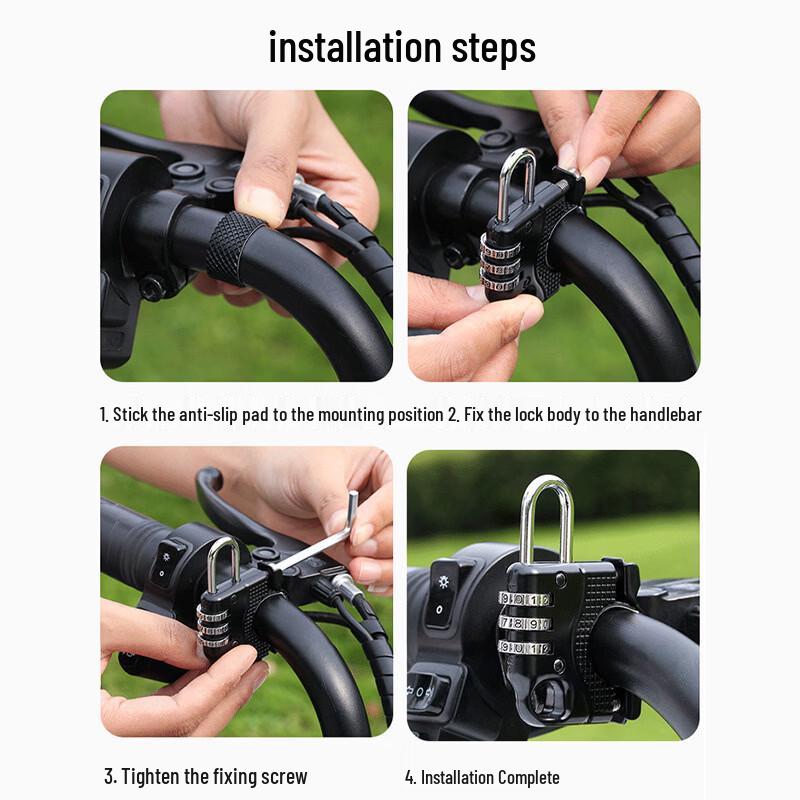 Motorcycle Helmet Lock