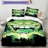 3pcs Duvet Cover Set (1*Duvet Cover + 2*Pillowcase, Without Core), Ghostbusters Print Soft All‑Season Bedding Set, Home Bedroom Decor Gift