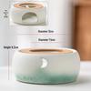 Ceramic Candle Warmer for Tea - Insulating Stove for Boiling and Warming in Home, Restaurant, or Hotel