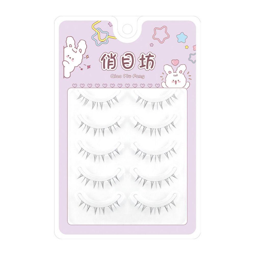 

Cross Style V-Shaped Lower Eyelashes Natural Elongation False Eyelas Beautiful Eyelashes Women