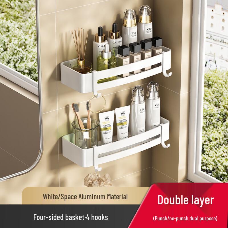 

Danle No-Drill Space Aluminum Wall Shelf
