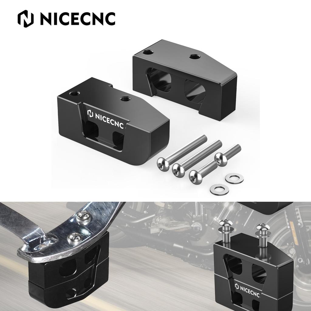 For Harley Forty Eight XL1200X Iron Sportster 883 XL883 Kickstand Lift Block 1"/2" For Harley Sportster 1200 Custom 2003-2020