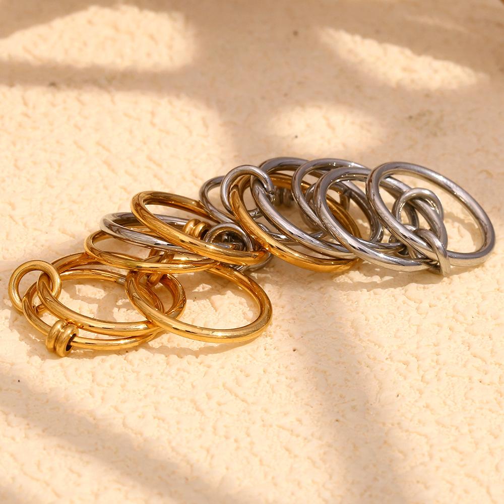 Elegant Minimalist Stackable Rings for Women Perfect for Daily Commute and Special Occasions, Everyday Stainless Steel Rings