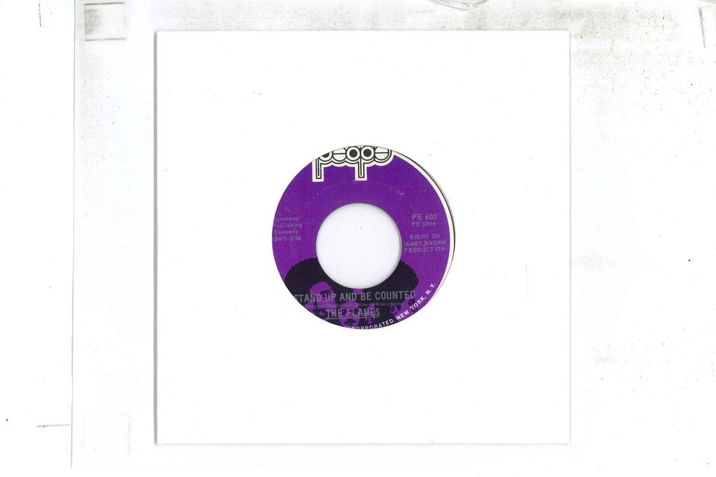 7inch Record FLAMES  Stand Up And Be Counted  My Lonely PE600 PEOPLE 1971 US SoulFunk Used