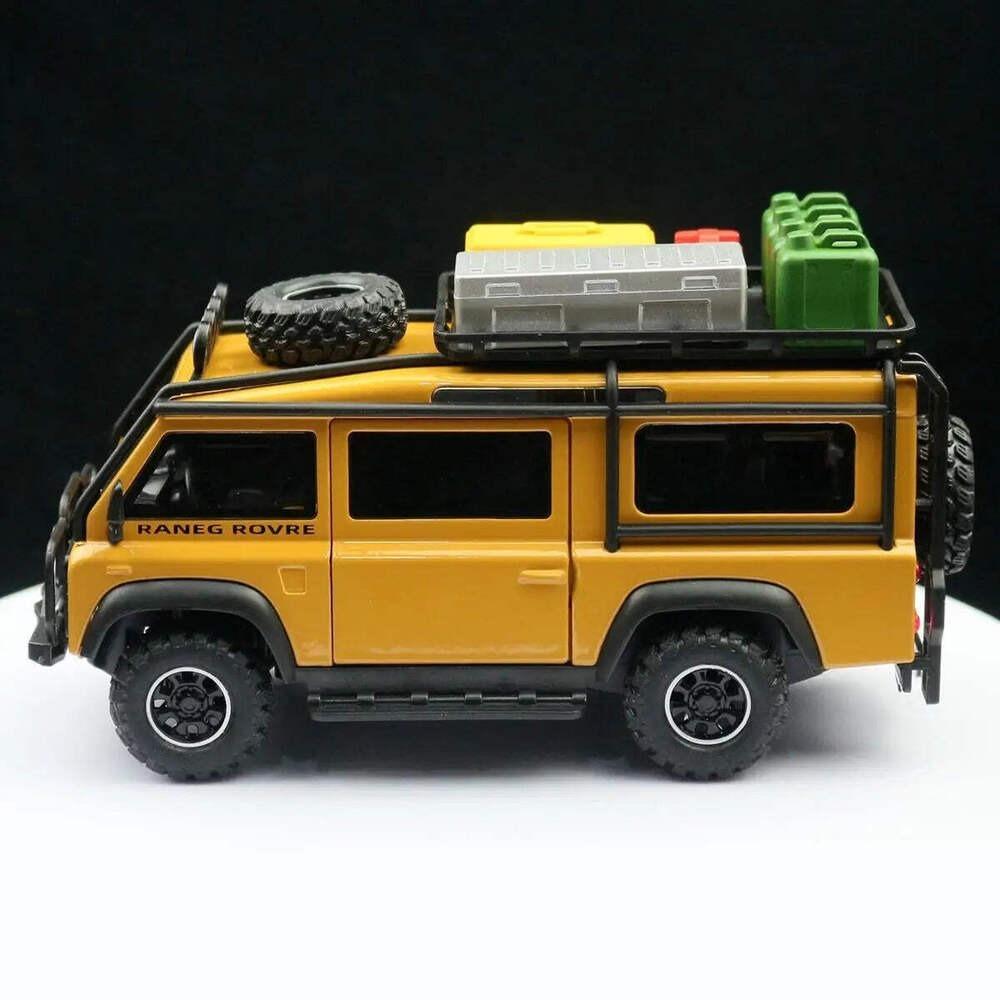 1/32 Diecast Fahrzeug für Land Rover Defender Van Modell Auto Spielzeug Sound Licht Spielzeug