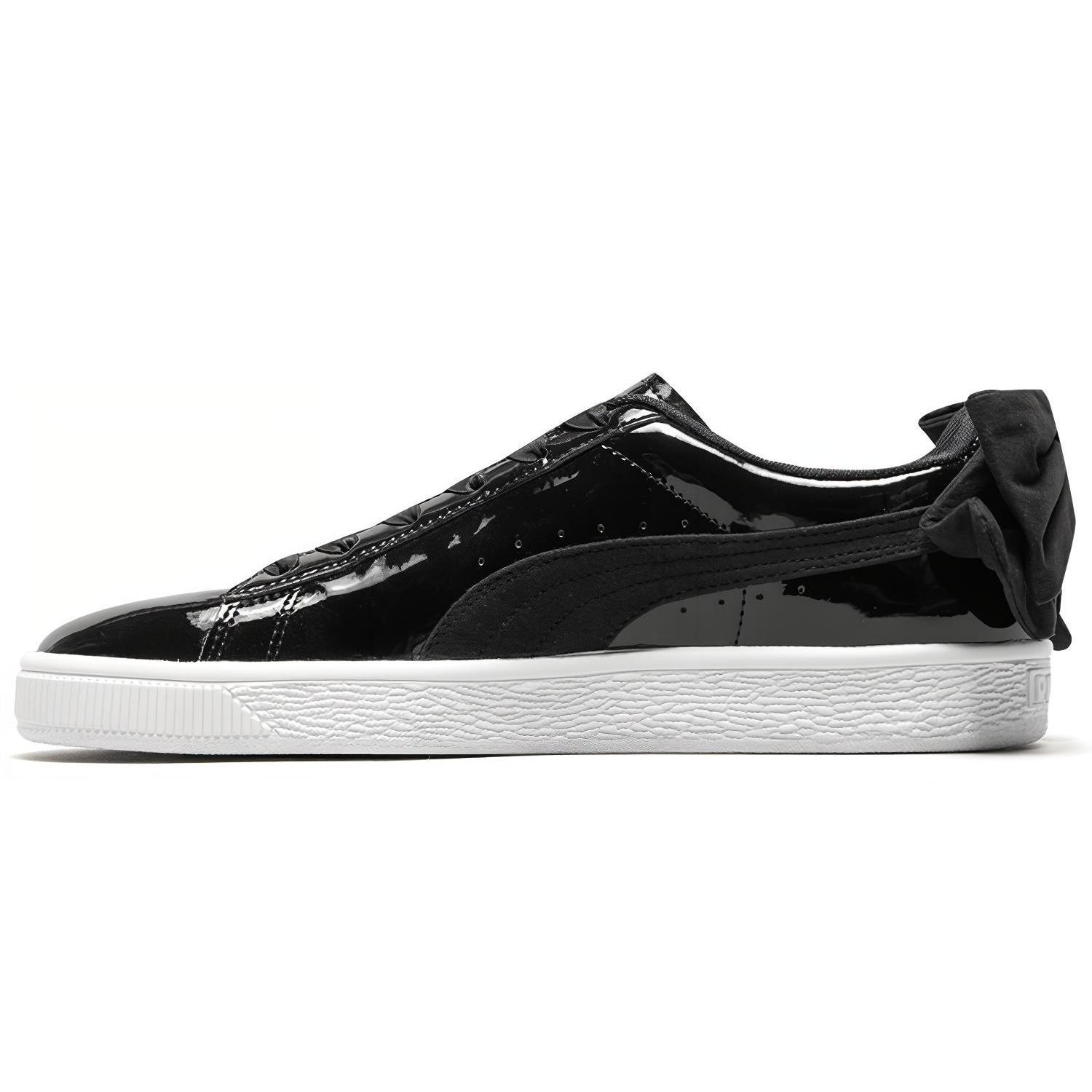 (WMNS) PUMA Basket Bow SB Black Women s 367353-01 EU 36