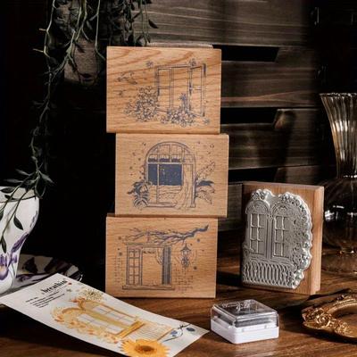 Card Lover Journal Seal dřevěné/gumové razítko nástroje školní kancelářské potřeby